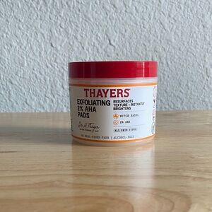 Thayers Exfoliating 2% AHA Pads (Alcohol free)